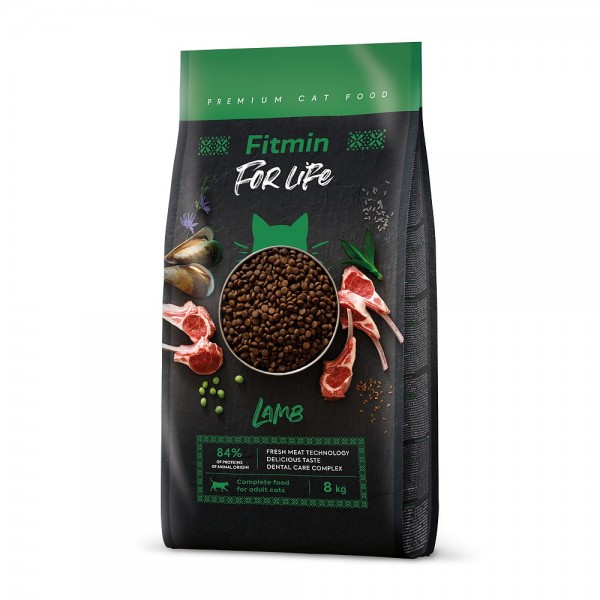 FITMIN cat For Life Adult Lamb 8kg FITMIN cat For Life Adult Lamb 8kg