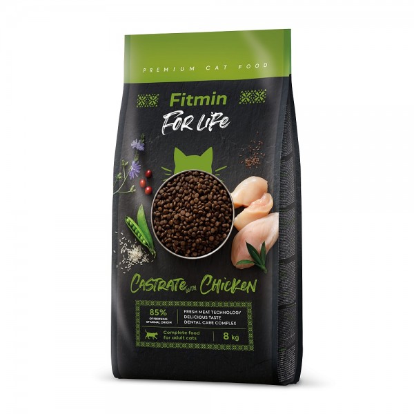FITMIN cat For Life Castrate Chicken 8kg FITMIN cat For Life Castrate Chicken 8kg