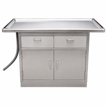 Professional POT-18 grooming table, concave tabletop with drain