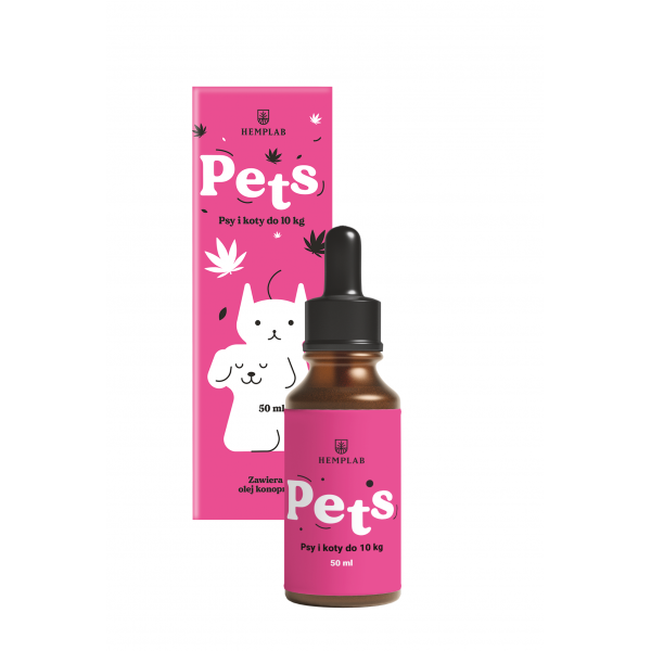 HEMPLAB PETS Olej dla psów i kotów poniżej 10kg 50ml HEMPLAB PETS Olej dla psów i kotów poniżej 10kg 50ml