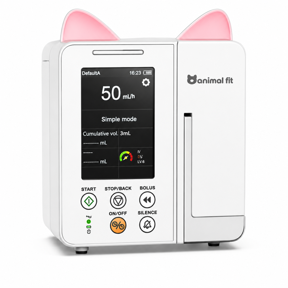 MTVP6 VET infusion pump | 3.5” touchscreen, Bolus, precision, 50,000 records