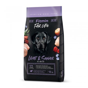 FITMIN dog For Life Light & Senior 12kg