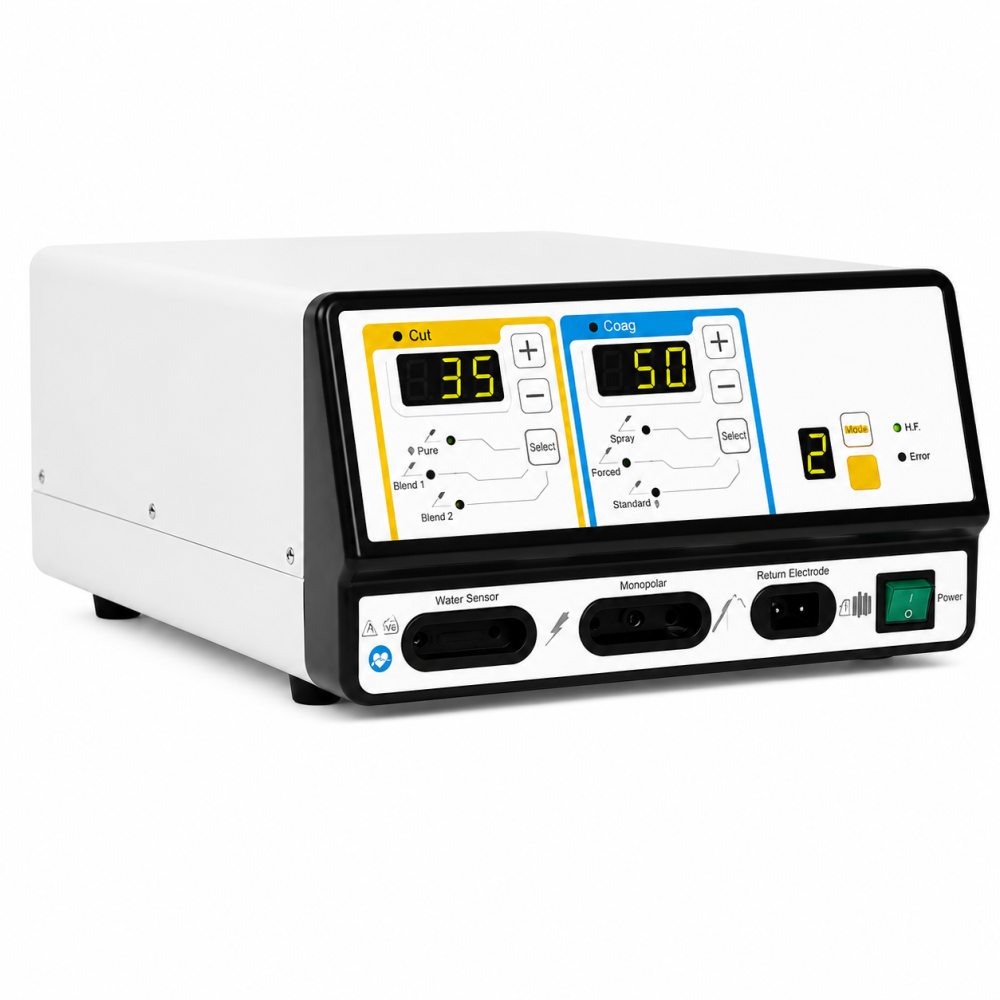 Portable monopolar/bipolar veterinary electrosurgical unit