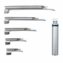 Veterinary laryngoscope with interchangeable tips (CE, ISO)