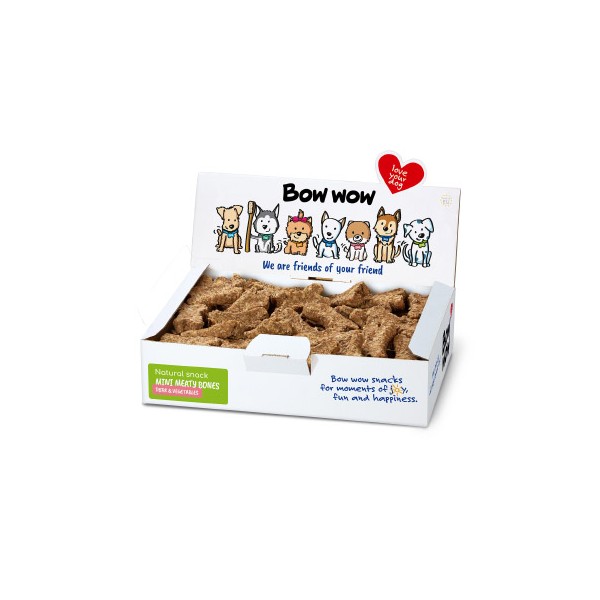 BOW WOW Naturalne kości wieprzowe z warzywami 1kg [BW669]