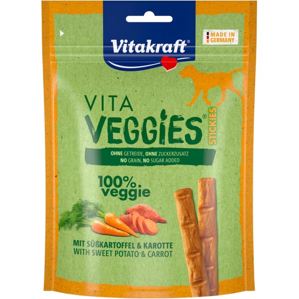 VITAKRAFT Vita Veggies Stics ze słodkim ziemniakiem i marchewką 80g VITAKRAFT Vita Veggies Stics ze słodkim ziemniakiem i marchewką 80g