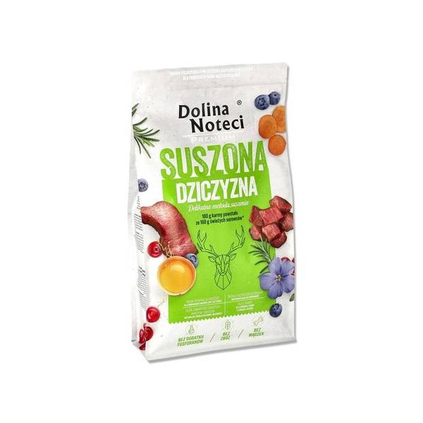 DOLINA NOTECI SUPERFOOD Danie z dziczyzny karma suszona dla psa 9kg DOLINA NOTECI SUPERFOOD Danie z dziczyzny karma suszona dla psa 9kg