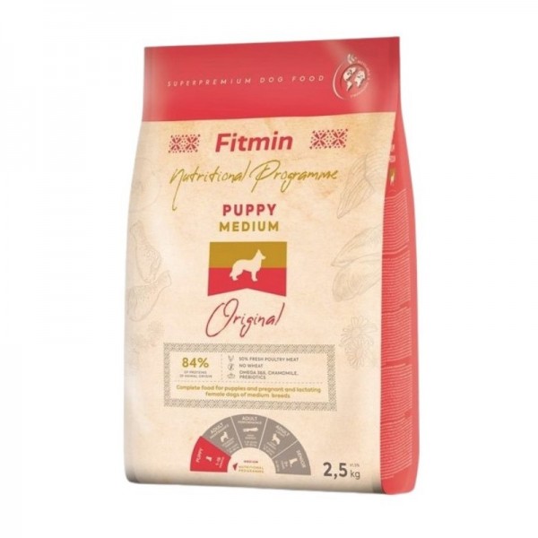 FITMIN dog Medium Puppy 2,5kg FITMIN dog Medium Puppy 2,5kg