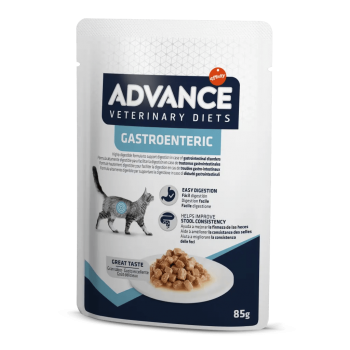 ADVANCE DIET Gastroenteric - mokra karma dla kotów z problemami układu pokarmowego 85g