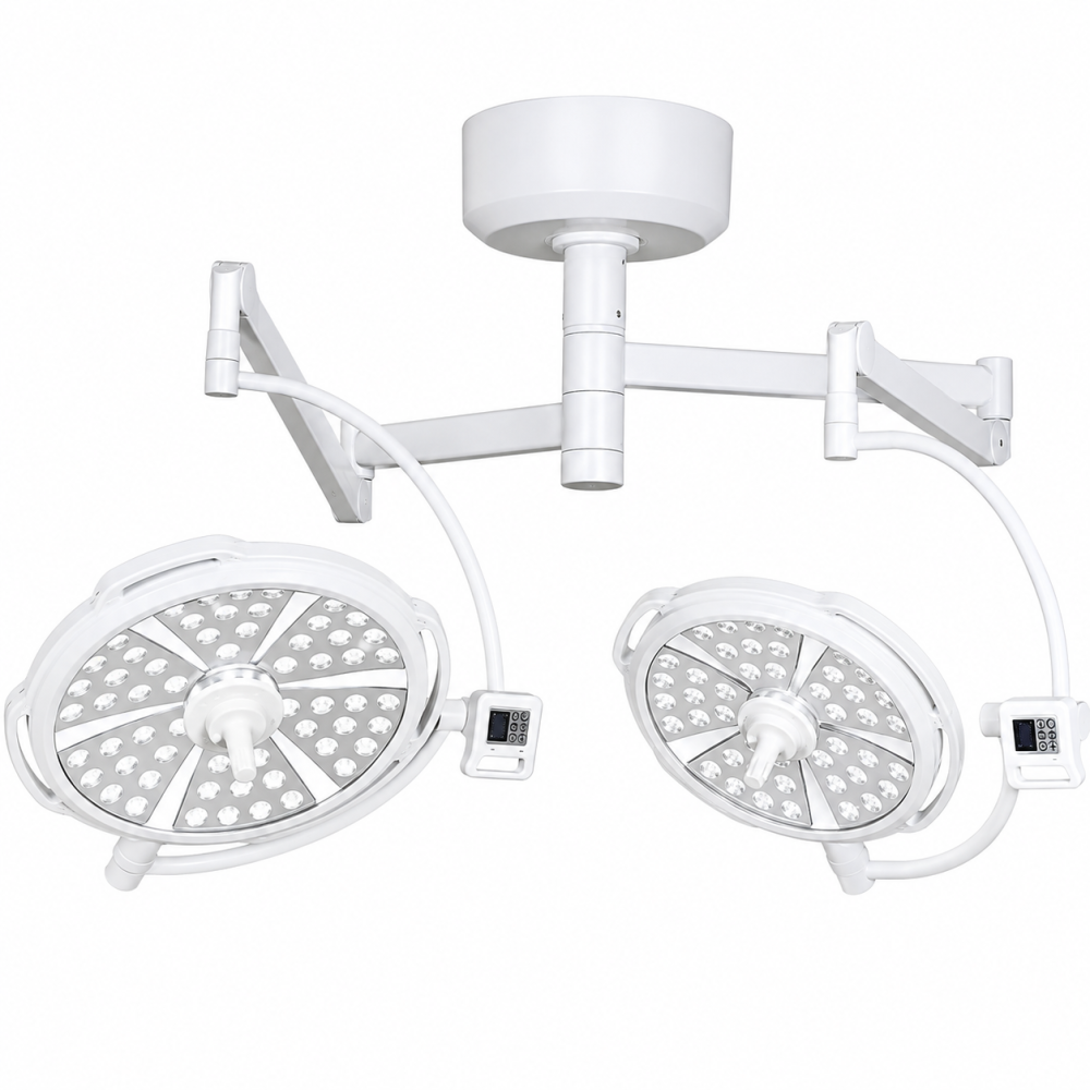 Lampa operacyjna dwuczaszowa sufitowa YDE-700/500B