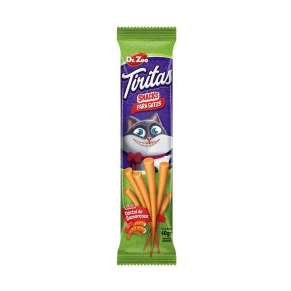 DR ZOO Tiritas Coctel de Camarones - Paluszki dla kota o smaku koktajlu z krewetek 40g [11167]
