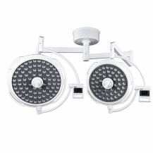 Ceiling-mounted double-dome LED operating lamp – shadowless, broad adjustment range YDE-700/500J