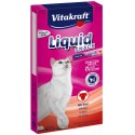 VITAKRAFT CAT LIQUID SNACK przysmak z wątróbką i biotyną 6szt