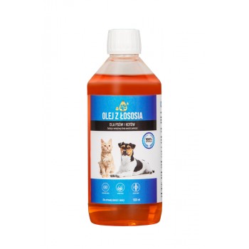 LAB-V Olej z Łososia dla psa i kota 500ml