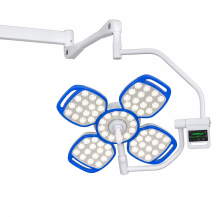 Ceiling-mounted single-dome LED operating lamp – shadowless, high uniformity