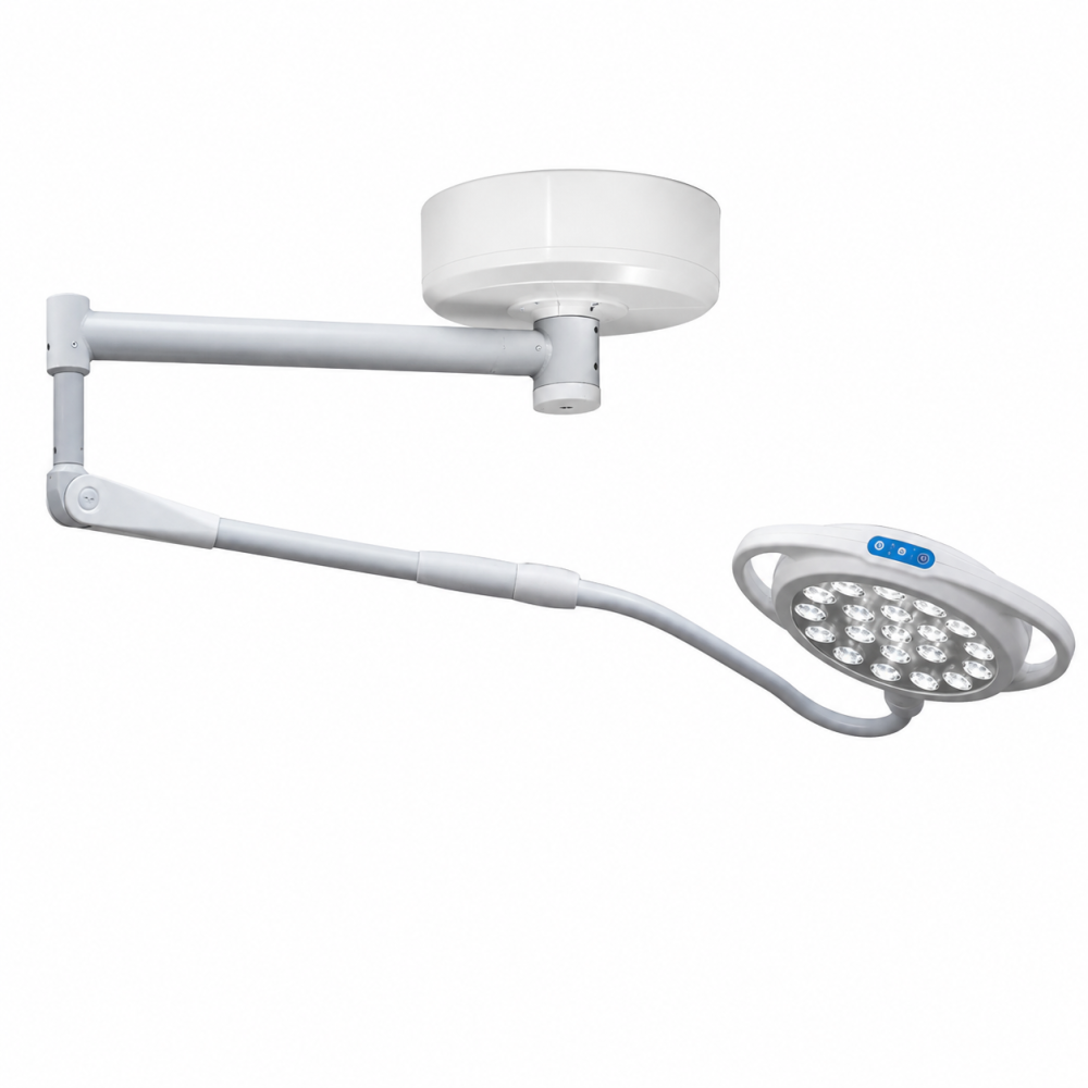 Ceiling-mounted LED operating lamp – YDE-280, 50,000 lx, CRI 95, Osram LED