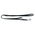 KERBL Smycz dla psa Miami 200cm x 15mm, czarna [83692]