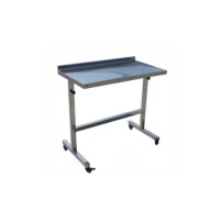 Mobilny stół asystujący B4, regulowana wysokość, Inox 304