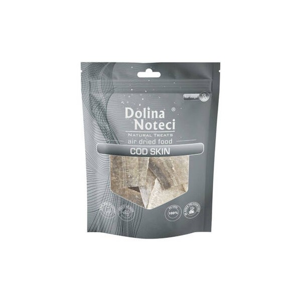 DOLINA NOTECI Natural Treats Skóra dorsza dla psa 40g