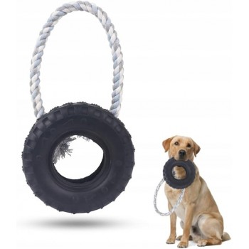 COMFPET  Ring zabawka dla psa z mocnej gumy, 20 cm
