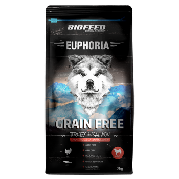BIOFEED Euphoria Adult Dog GF TURKEY&SALMON 2kg