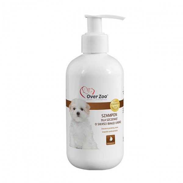 OVERZOO SZAMPON DLA SZCZENIĄT BIAŁYCH/JASNYCH 250 ml OVERZOO SZAMPON DLA SZCZENIĄT BIAŁYCH/JASNYCH 250 ml