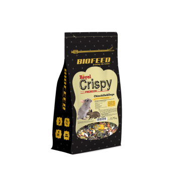 BIOFEED Royal Crispy Premium Chinchilla&Degu 750g - dla szynszyli i koszatniczek