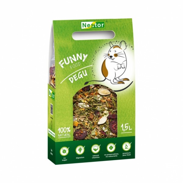 NESTOR POKARM 1500ML KOSZATNICZKA FUNNY FOOD 460g