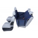 KARDIFF ANTI SLIP z bokami - Duży "L" - 137x167 - GRANATOWY