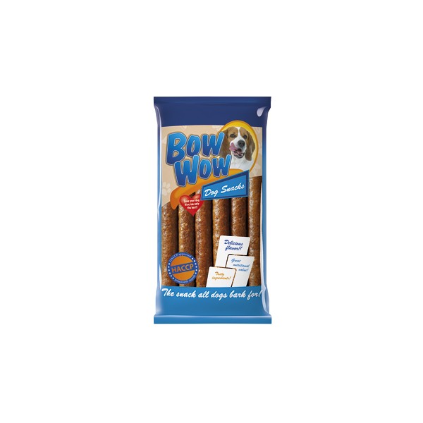 BOW WOW Kiełbasa XS ze słoniną [F440K] 6szt