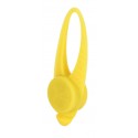 KERBL Silikonowy odblask bezpieczeństwa LED, 8 cm, żółty [80260]