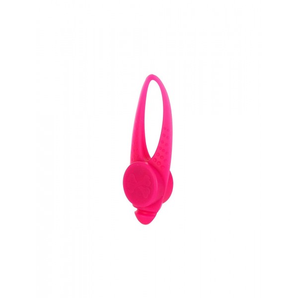 KERBL Silikonowy odblask bezpieczeństwa LED, 8 cm, czerwony [80261]