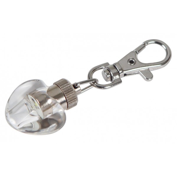 KERBL Zawieszka świecąca w kształcie serca Maxi Safe, 3 cm x 2,5 cm [81192]