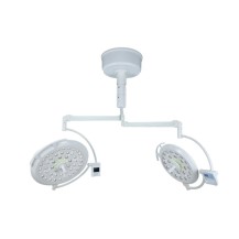 Lampa operacyjna LED dwuczaszowa sufitowa – bezcieniowa, regulowana
