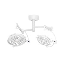 Lampa operacyjna LED dwuczaszowa – bezcieniowa, regulowana barwa i jasność, wysoki CRI