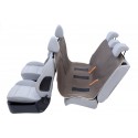 KARDIFF ANTI SLIP z zamkiem - Duży "L" - 137x167 - OLIWKOWY
