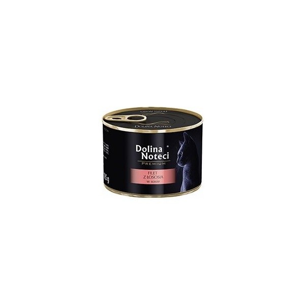 DOLINA NOTECI DLA KOTA FILET Z ŁOSOSIA W SOSIE 185g DOLINA NOTECI DLA KOTA FILET Z ŁOSOSIA W SOSIE 185g