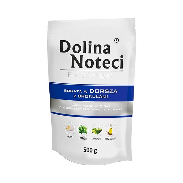 DOLINA NOTECI BOGATA W DORSZA Z BROKUŁAMI 500g DOLINA NOTECI BOGATA W DORSZA Z BROKUŁAMI 500g
