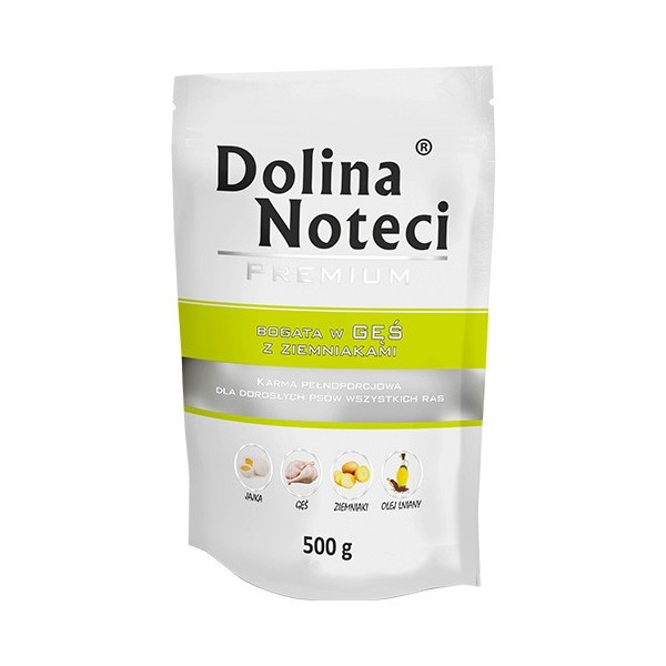 DOLINA NOTECI BOGATA W GĘŚ Z ZIEMNIAKAMI 500g DOLINA NOTECI BOGATA W GĘŚ Z ZIEMNIAKAMI 500g