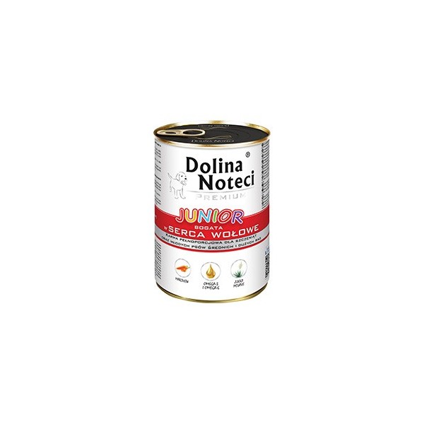 DOLINA NOTECI JUNIOR SERCA WOŁOWE 400g DOLINA NOTECI JUNIOR SERCA WOŁOWE 400g