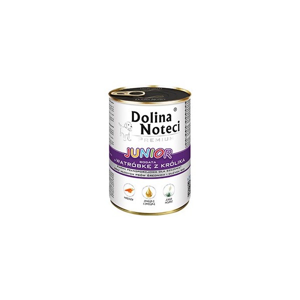 DOLINA NOTECI JUNIOR WĄTRÓBKA Z KRÓLikA 400g