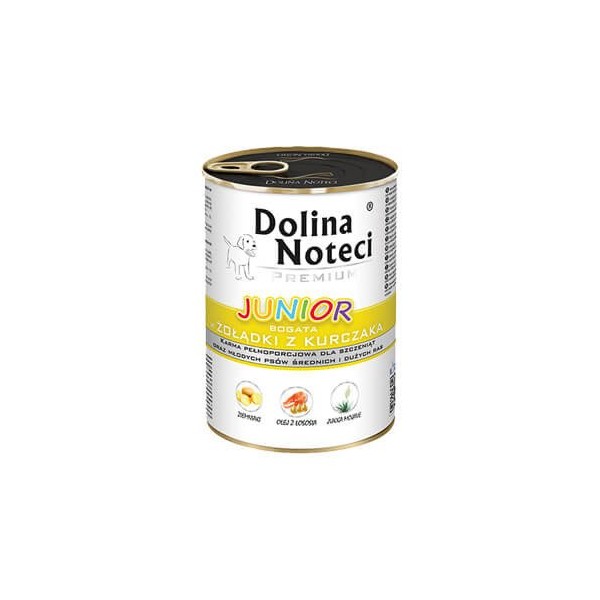 DOLINA NOTECI JUNIOR ŻOŁĄDKI Z KURCZAKA 400g