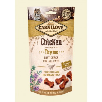 CARNILOVE CAT SEMI MOIST SNACK CHICKEN ENRICHED WITH THYME 50g