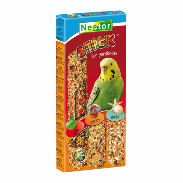 NESTOR KOLBA 3 W 1 DLA MAŁYCH PAPUG - JABŁKA, MIÓD, MUSZELKI 130g NESTOR KOLBA 3 W 1 DLA MAŁYCH PAPUG - JABŁKA, MIÓD, MUSZELKI 130g