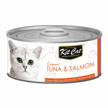 KIT CAT TUNA & SALMON (tuńczyk z łososiem) 80g