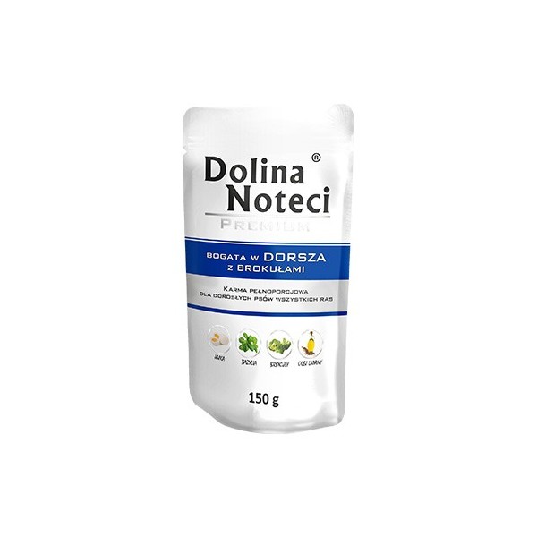 DOLINA NOTECI BOGATA W DORSZA Z BROKUŁ.150g DOLINA NOTECI BOGATA W DORSZA Z BROKUŁ.150g