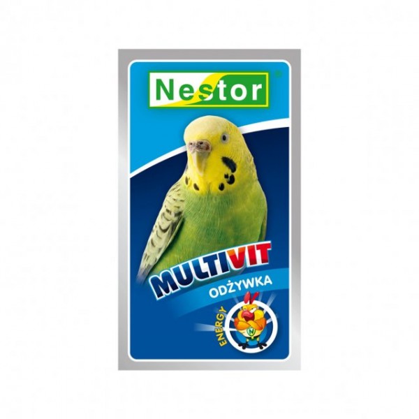 NESTOR ODŻYWKA PAPUGA MAŁA MULTIVIT 20g NESTOR ODŻYWKA PAPUGA MAŁA MULTIVIT 20g