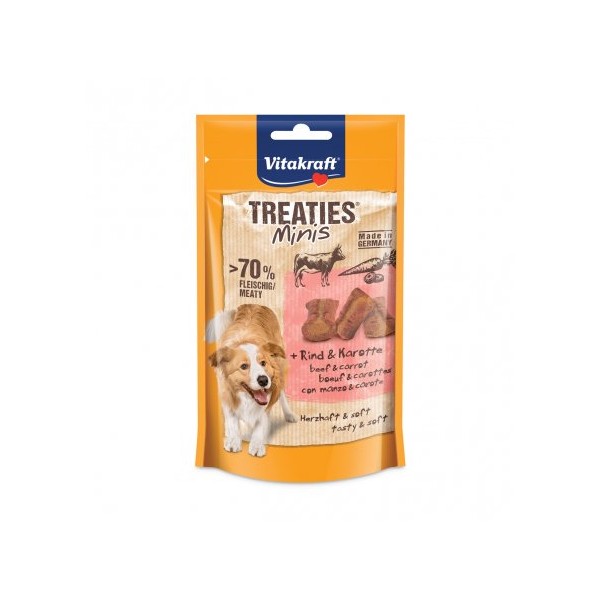 VITAKRAFT TREATIES MINIS wołowina marchew 48g d/psa
