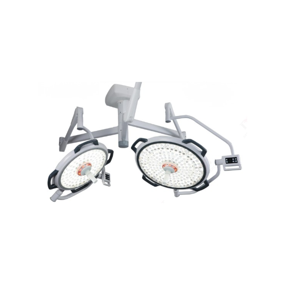 Lampa operacyjna LED dwuczaszowa sufitowa – bezcieniowa