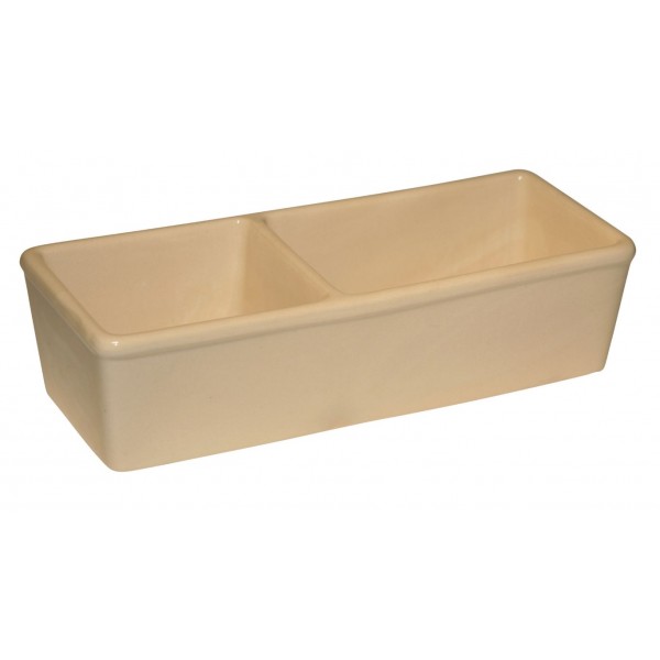 KERBL Miska ceramiczna, podwójna, 350 ml + 450 ml [82785]